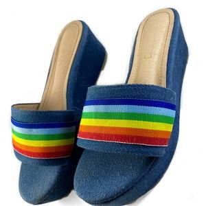 Colorful Platform Sandals